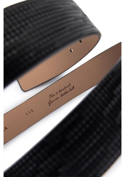 Erkek Hakiki Deri Siyah Kemer 184 5418 Erk Kmr Y25 Sıyah Karelı modelleri