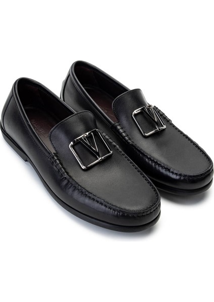 Valentıno Erkek Hakiki Deri Siyah Loafer Ayakkabı 667 2081 Erk Ayk Y23 Black fiyatları