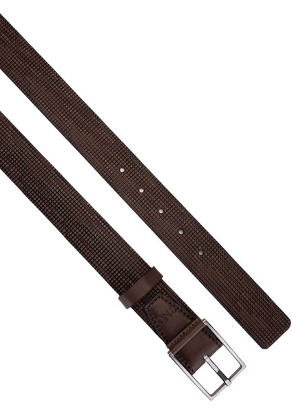 Erkek Hakiki Deri Kahverengi Kemer 184 5418 Erk Kmr Y25 Kahve Karelı fiyatları