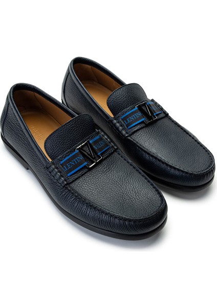 Valentıno Erkek Hakiki Deri Mavi Loafer Ayakkabı 667 2088 Erk Ayk Y23 Dark Blue fiyatları