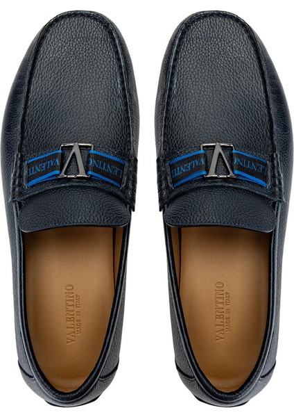 Valentıno Erkek Hakiki Deri Mavi Loafer Ayakkabı 667 2088 Erk Ayk Y23 Dark Blue indirimleri