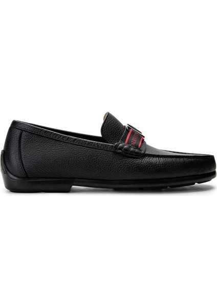 Valentıno Erkek Hakiki Deri Siyah Loafer Ayakkabı 667 2088 Erk Ayk Y23 Black