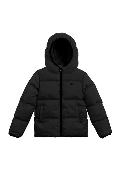Cedric Siyah Çocuk Puffer Mont