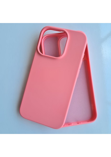 İphone 14 ProMax İle Uyumlu İçi Kadife Esnek Silikon Lansman Kılıf