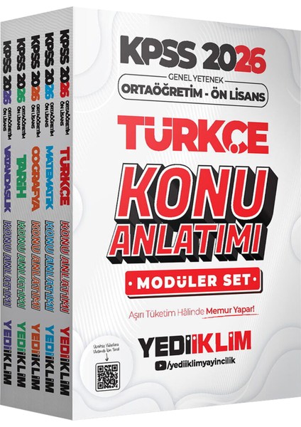 2026 Kpss ortaöğretim Ön Lisans Gygk konu Anlatımı 5 Kitap-Çözümlü Soru Bankası 5 Kitap-3 Deneme fiyatları