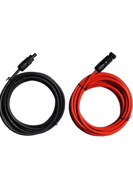 6mm Tip 4 Soketli 5+5 Solar Kablo 10M