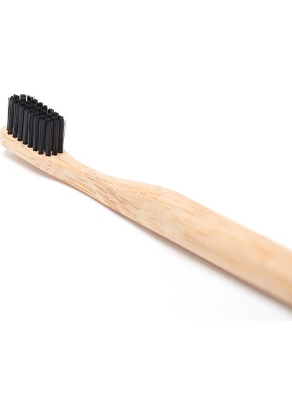 %100 Doğal Bambu Diş Fırçası Siyah renk Yetişkin