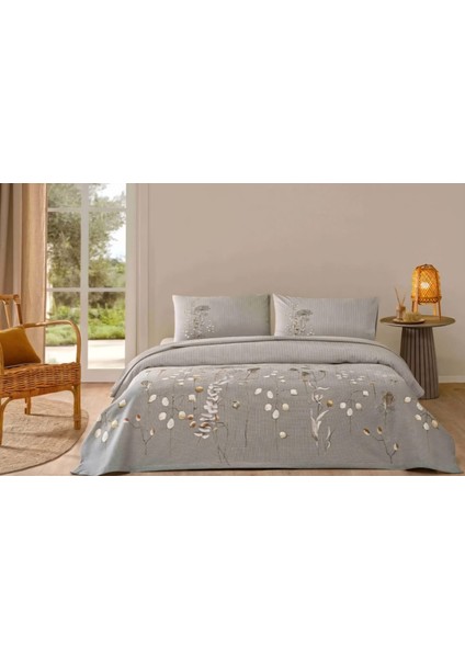 Çift Kişilik Pike Takımı Lunarıa Gri