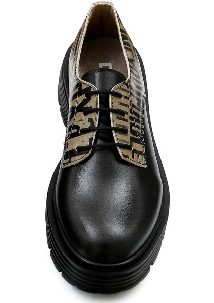 Kadın Vegan Deri Siyah Günlük Ayakkabı - Expression Tasarım indirimleri