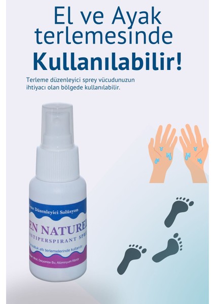 El,ayak, Koltuk Altı Terleme Önleyici ve Ter Kokusuna Karşı Koruma Antiperspirant Sprey 50 ml fiyatları