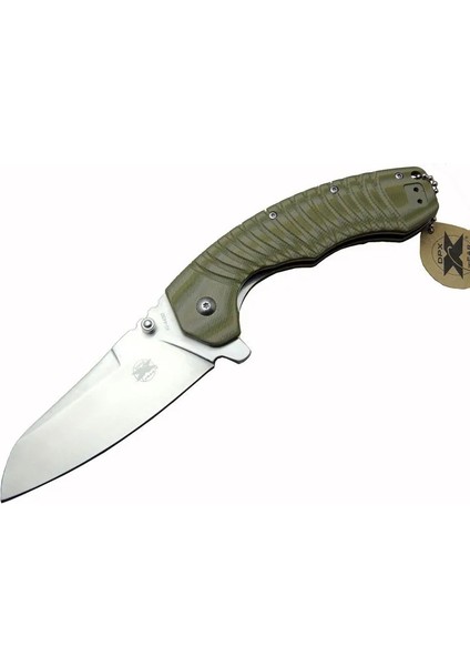 Kunamy Kı 4450 Bk Kamp Çakısı 23 cm - Kaymaz Sap, Otomatik, Kılıflı