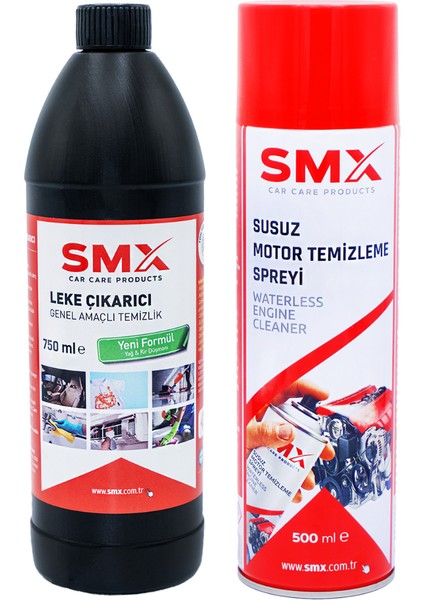 Susuz Motor Temizleme Spreyi 500 ml + Ağır Yağ Çözücü 750 ml
