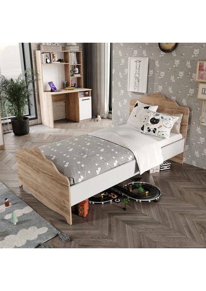 Ildır Cocuk Odası Takımı Tamamı Mdf Flora ve Beyaz modelleri
