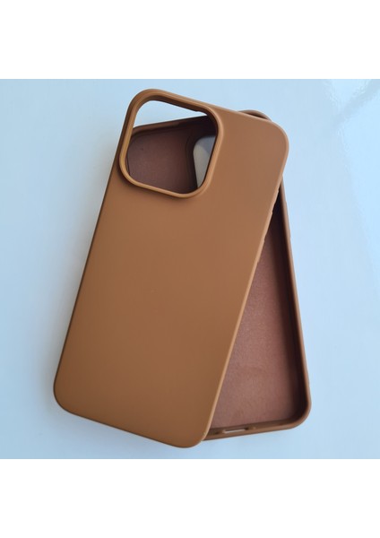 İphone 14 ProMax İle Uyumlu İçi Kadife Esnek Silikon Lansman Kılıf