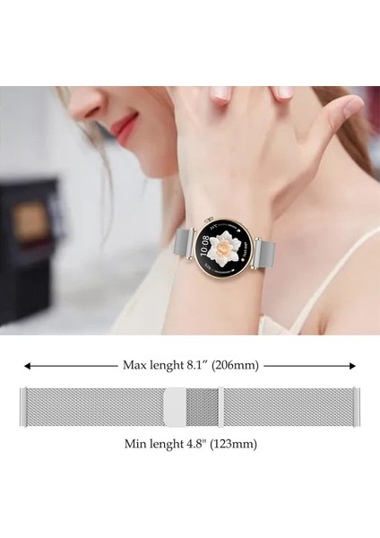 Watch Gt5 Pro 42MM / Gt5 41MM / Gt4 41MM Uyumlu 18MM Yüksek Kalite Manyetik Hasır Paslanmaz Çelik Metal Kordon fiyatları