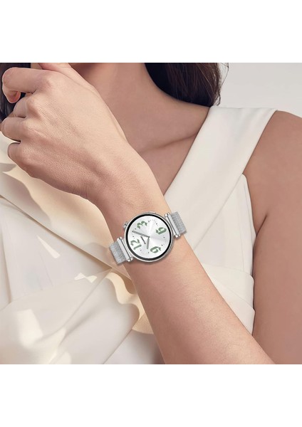 Watch Gt5 Pro 42MM / Gt5 41MM / Gt4 41MM Uyumlu 18MM Yüksek Kalite Manyetik Hasır Paslanmaz Çelik Metal Kordon indirimleri