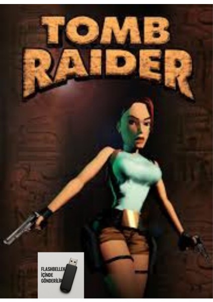 🎮 Tomb Raider 1-2-3 Pc Oyunu 1996 | Türkçe | Nostalji Efsanesi | Flash Bellek | 3 Oyun Bir Arada