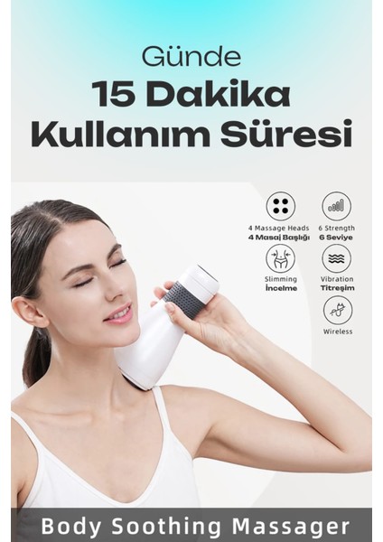 Ems Zayıflama Selülit Masaj Güzellik Cihazı 4 Başlıklı