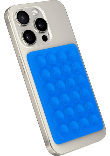 Yüksek Kaliteli Tüm Cihazlar ve Yüzeyler ile Uyumlu Vakumlu Telefon Tutucu Ayna Duvar Cama Yapışan - Apple Samsung Xiaomi Honor Huawei Universal Telefon Tutucu