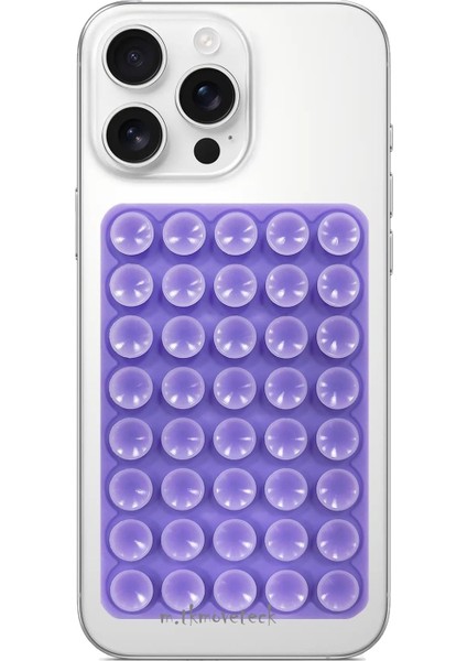 Yüksek Kaliteli Tüm Cihazlar ve Yüzeyler ile Uyumlu Vakumlu Telefon Tutucu Ayna Duvar Cama Yapışan - Apple Samsung Xiaomi Honor Huawei Universal Telefon Tutucu