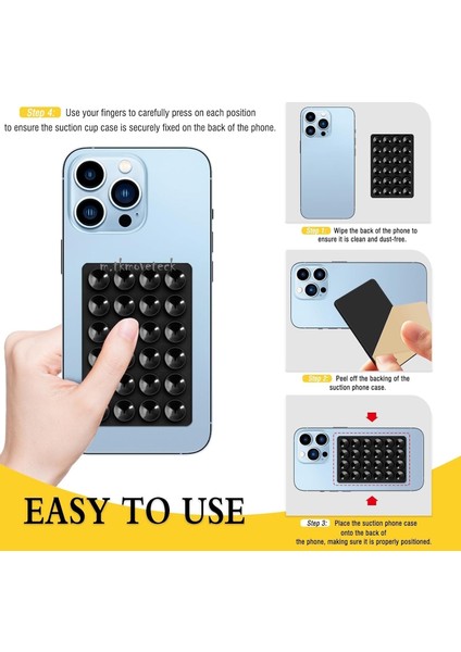 Yüksek Kaliteli Tüm Cihazlar ve Yüzeyler ile Uyumlu Vakumlu Telefon Tutucu Ayna Duvar Cama Yapışan - Apple Samsung Xiaomi Honor Huawei Universal Telefon Tutucu modelleri