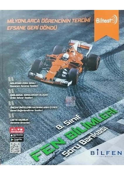 Sınıf Biltest Fen Bilimleri Soru Bankası Bilfen Yayıncılık