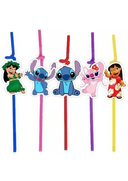 Lilo ve Stitch Artistik Pipet 10 Adet fiyatları