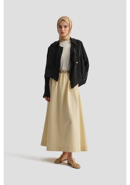 Asimetrik Ceket 25Y5914 Siyah modelleri