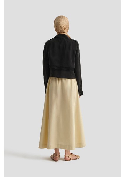 Asimetrik Ceket 25Y5914 Siyah indirimleri