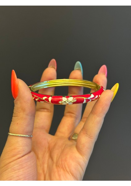 Çelik Mineli Desenli Kadın Kelepçe Bileklik fiyatları