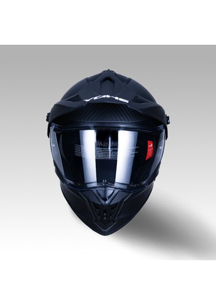 FG601 Kask Karbon Full Face Motosiklet Mat Siyah Çift Vizör UV Bluetooth Yuvalı ECE 22.06 MIPS fırsatları