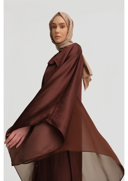 Omuz Tokalı Şık Elbise 25Y9021 Açık Kahve fiyatları