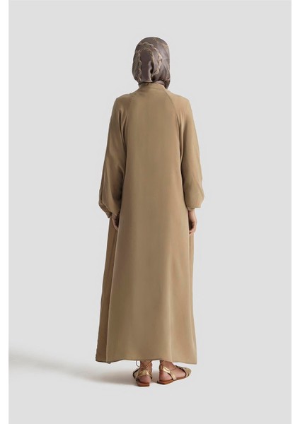 Cupra Dökümlü Elbise 25Y9034 Camel indirimleri