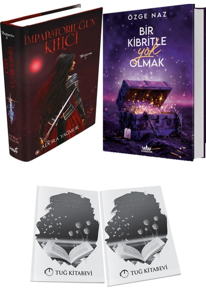 Bir Kibritle Yok Olmak 3 Ciltli ve Imparatorluğun Kılıcı Ciltli Adora Yağmur 2li Set + Hediyeli