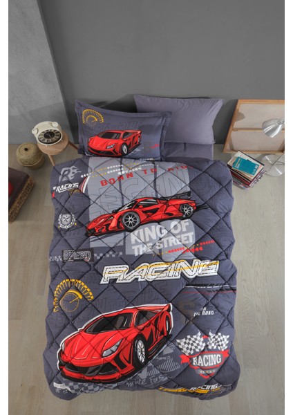 Ranforce %100 Pamuk Tek Kişilik Uyku Seti Racing Team