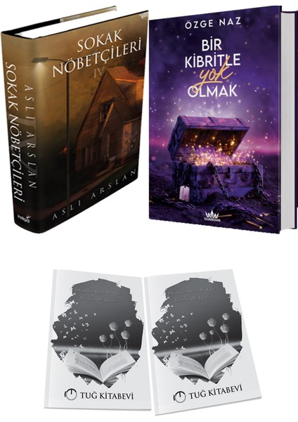 Bir Kibritle Yok Olmak 3 Ciltli ve Sokak Nöbetçileri 4 Ciltli Aslı Arslan 2li Set + Hediyeli