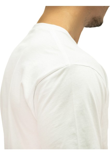 Basic Kısa Kollu T-Shirt Beyaz modelleri
