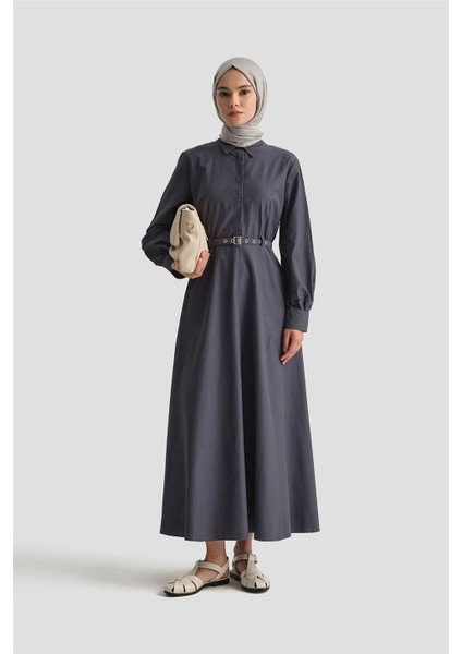 Elbise 25YD9178 Antrasit