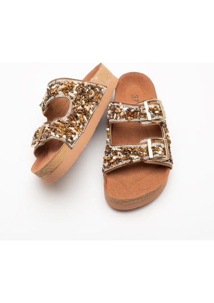 Morena Taş Detaylı Tokalı Terlik fırsatları