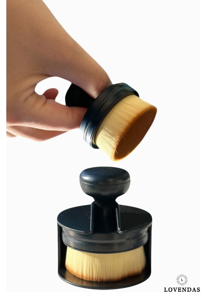 Glow Fondöten Fırçası Profosyonel Çok Amaçlı Fondöten, Pudra ve Kapatıcı İçin Dahil fiyatları