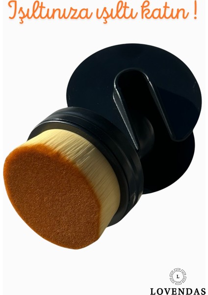 Glow Fondöten Fırçası Profosyonel Çok Amaçlı Fondöten, Pudra ve Kapatıcı İçin Dahil fırsatları