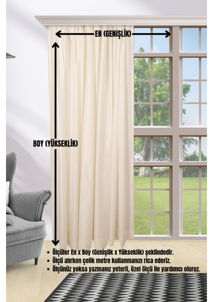 Kırık Beyaz Güneşlik Perde, Güneşlik Saten Kırık Beyaz Perde, 1. Sınıf Güneşlik Perde