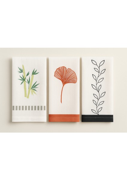 Müslin Kurulama Bezi 3'lü Set Desenli Yumuşak ve Emici Mutfak Havlusu indirimleri