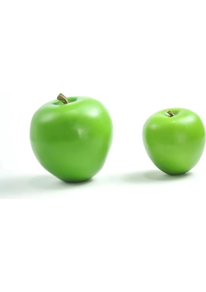 Meyve Şeklinde Kokulu Dekoratif Sabun El Yapımı Meyve Sabunu Elma Küçük Boy 1 Adet