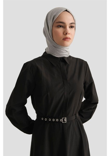 Elbise 25YD9178 Siyah fırsatları