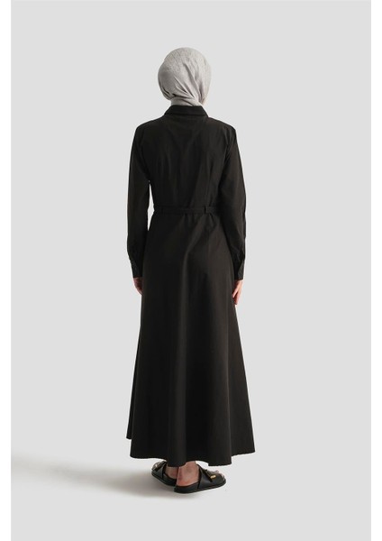 Elbise 25YD9178 Siyah indirimleri