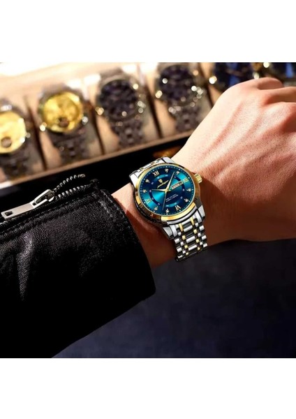 936 Metalik Gün Hafta Klas Tasarım Kol Saati fırsatları