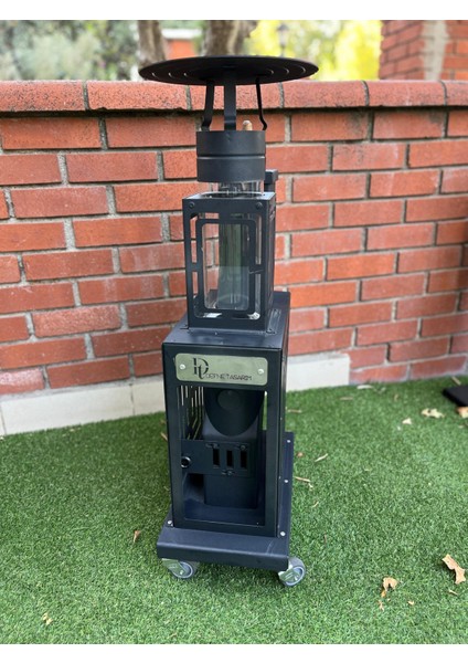 Mini Pelet Soba Izgaralı Kamp Tipi Pelet Sobası Kasalı Muhafazalı fırsatları