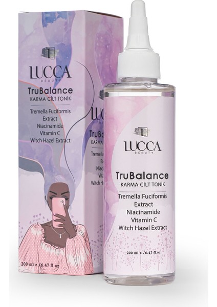 Trubalance Karma Cilt Tonik 200 ml - Witch Hazel Ekstresi, Aloevera, Yeşilçay Ekstresi ve Antioksidan Içeren Tonik fırsatları