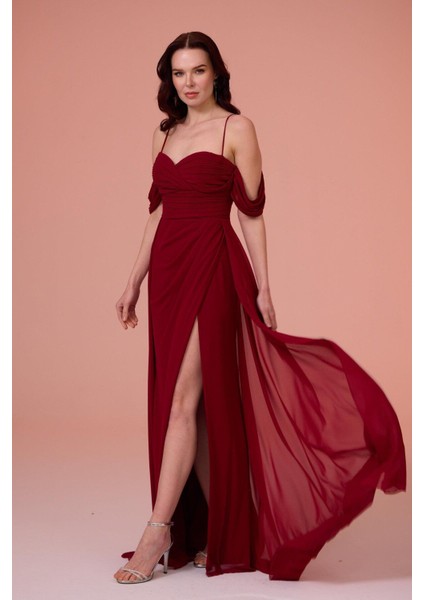 Elbıse Uzun Askılı Şifon fırsatları